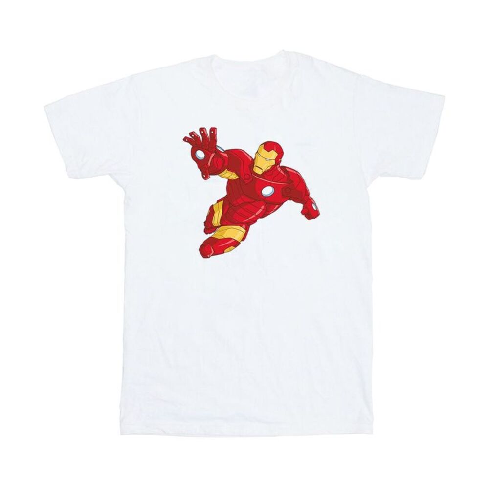 Iron Man Boys Character T-Shirt / White